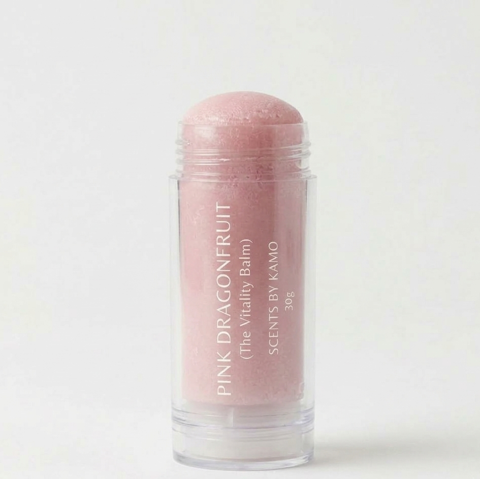 Pink Dragonfruit Vitality Balm - Tropical Jasmine & Ocean Air Fragrance