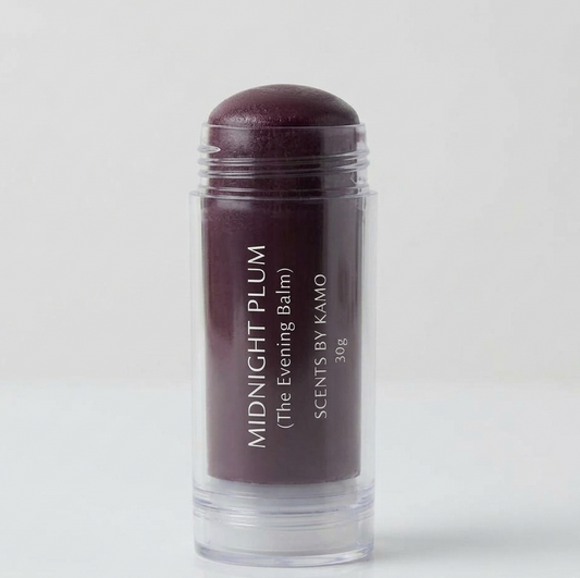 Midnight Plum Evening Balm - Black Amber Plum & Vanilla Woods Fragrance